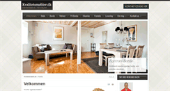 Desktop Screenshot of kvalitetsmoebler.dk